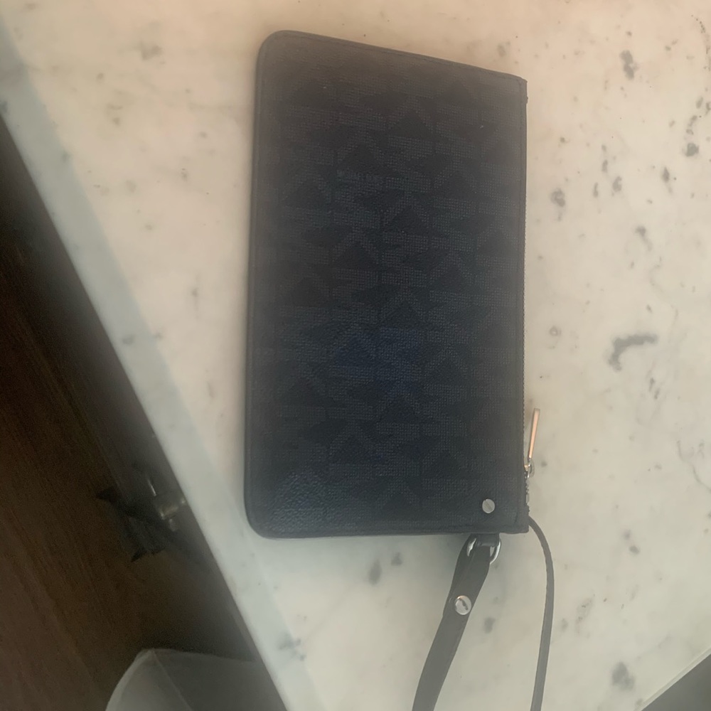 Michael Kors Wristlet- Navy Blue